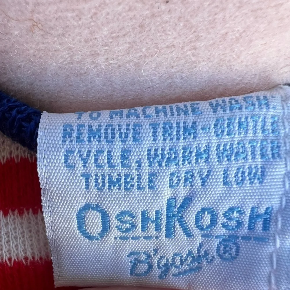 Vintage Oshkosh Eden Boy Plush Doll 14”